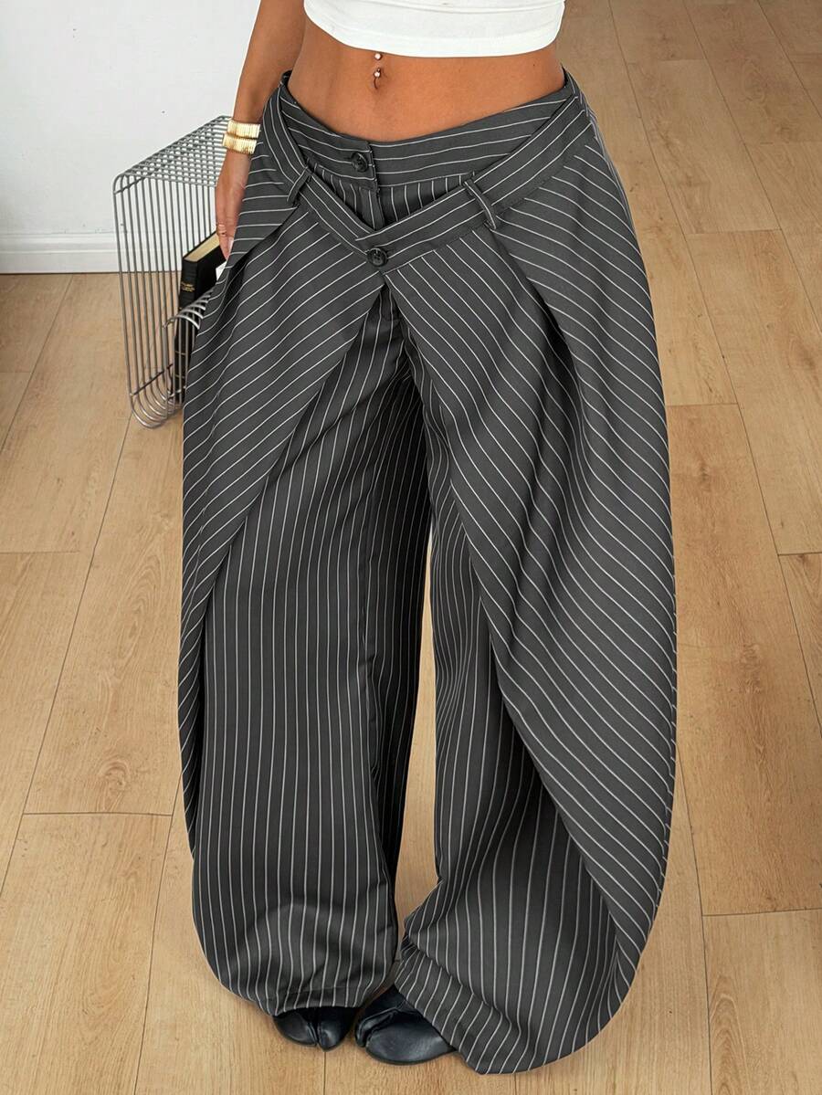 The Valentina Pinstripe Trousers