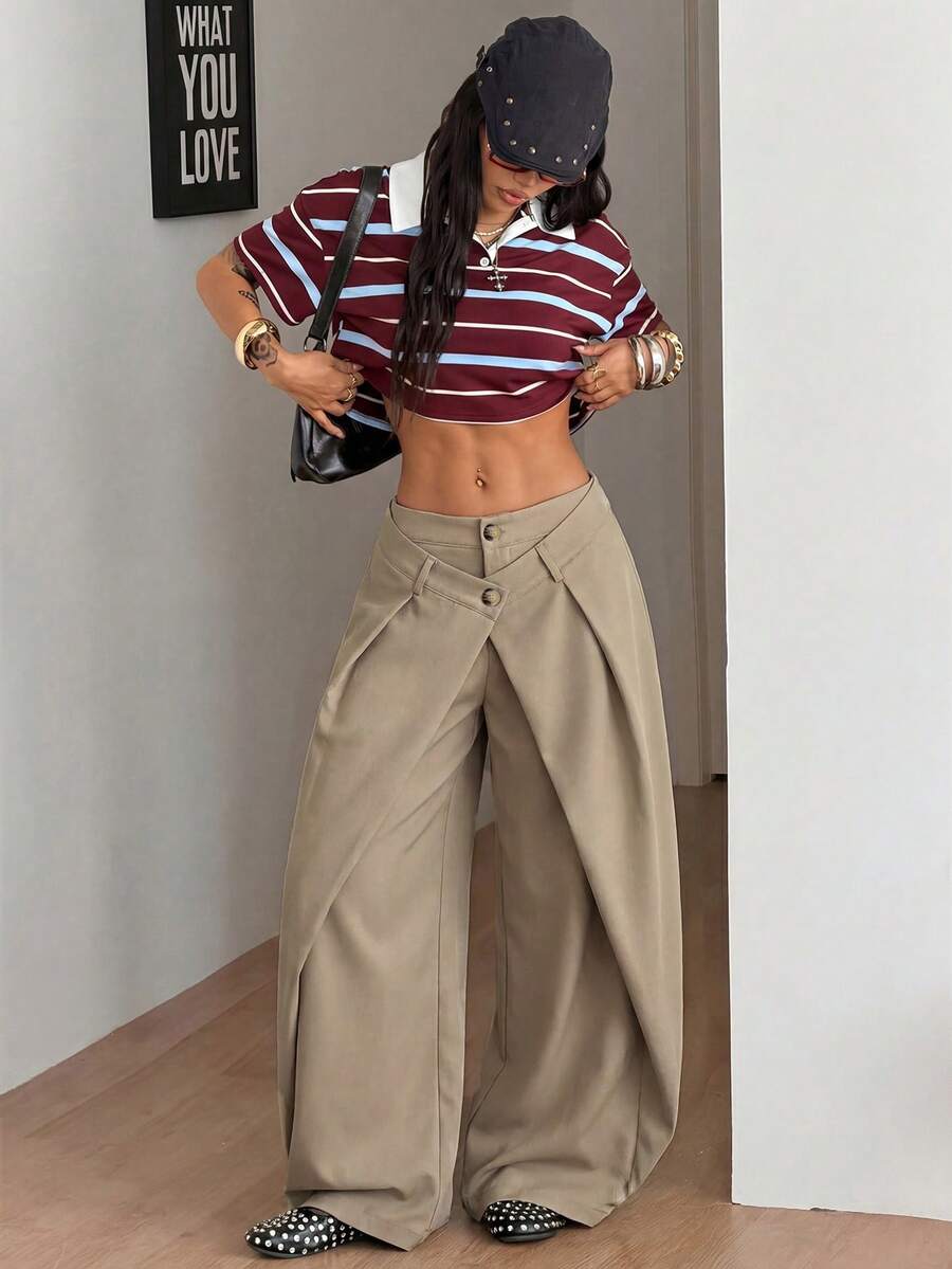 The Valentina Pinstripe Trousers
